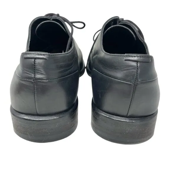 * Dior Timeless Derby Black Leather Dress Shoes Size 40.5 (US 7.5) Made in Italy