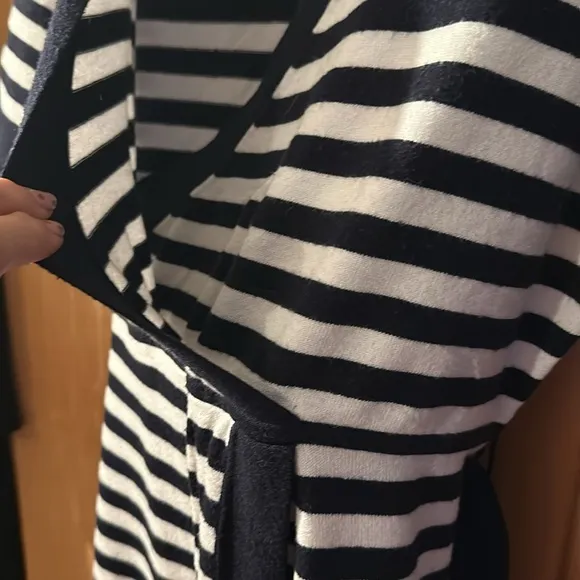 ⚓️ Elija J Navy &amp; White sweater dress XL