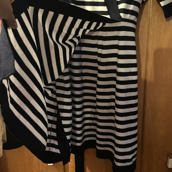 ⚓️ Elija J Navy &amp; White sweater dress XL
