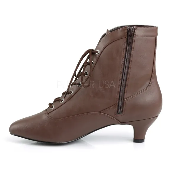 ❤️  Pointed Toe Lace Up High Heel Ankle Boots
