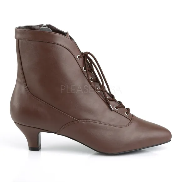 ❤️  Pointed Toe Lace Up High Heel Ankle Boots