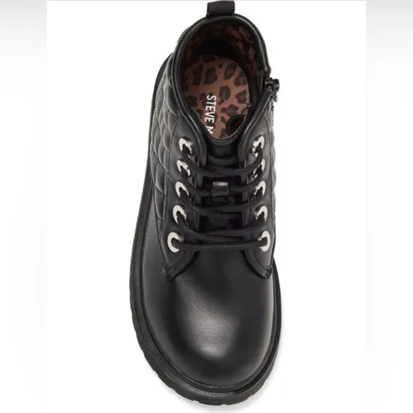 🐘 Steve Madden Kids Lug Sole Combat Boots
