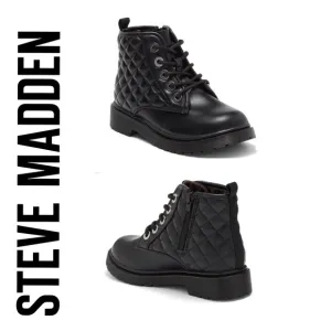 🐘 Steve Madden Kids Lug Sole Combat Boots