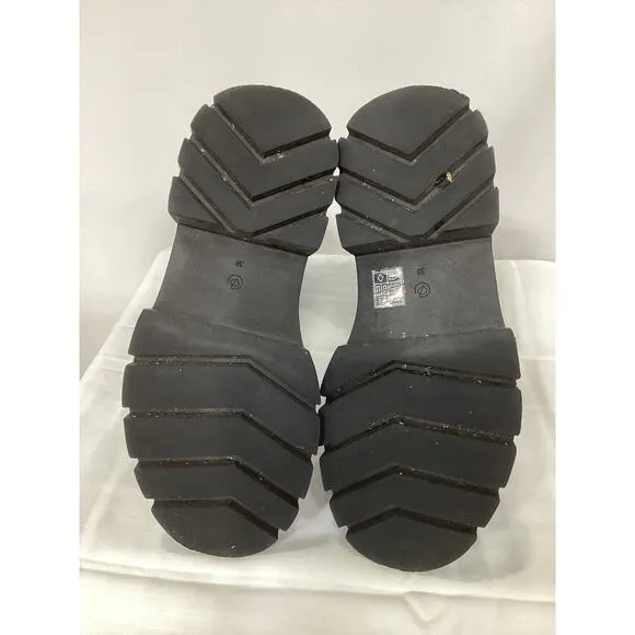 3.1 Phillip Lim 'Kate' Black Lug Sole Combat Boots Size 8