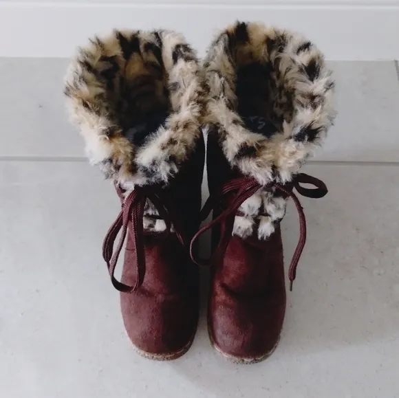 90s Vintage Canyon River Blues Lace Up Boots