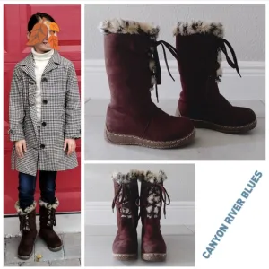 90s Vintage Canyon River Blues Lace Up Boots