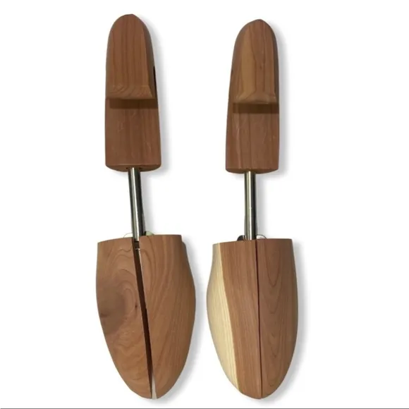 A. Testoni Black Label Leather Loafers, Brown Split-Toe Shoes   Shoe Trees