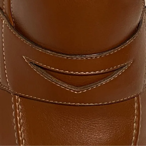 A. Testoni Black Label Leather Loafers, Brown Split-Toe Shoes   Shoe Trees