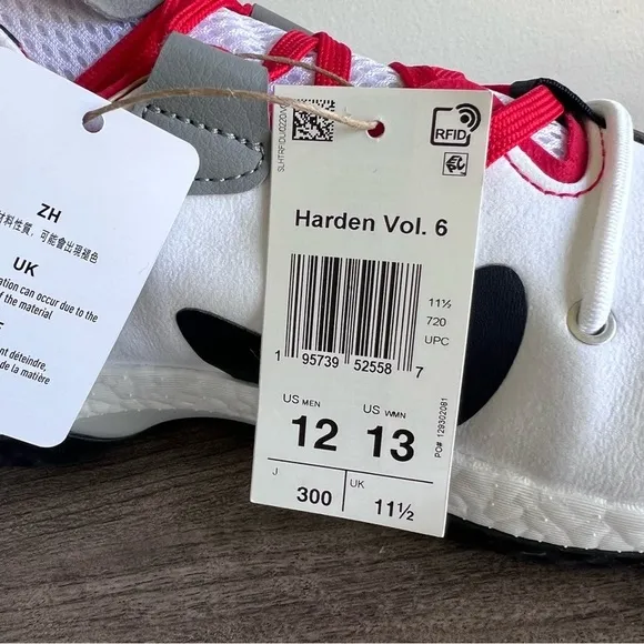 Adidas Boost Harden Vol 6 New Men's Shoe Size 12 #655