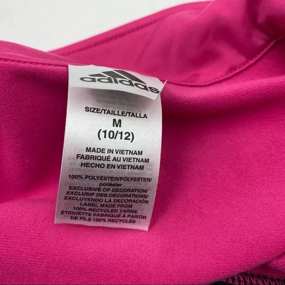 Adidas Girls Color-Block Full-Zip Jacket NWT