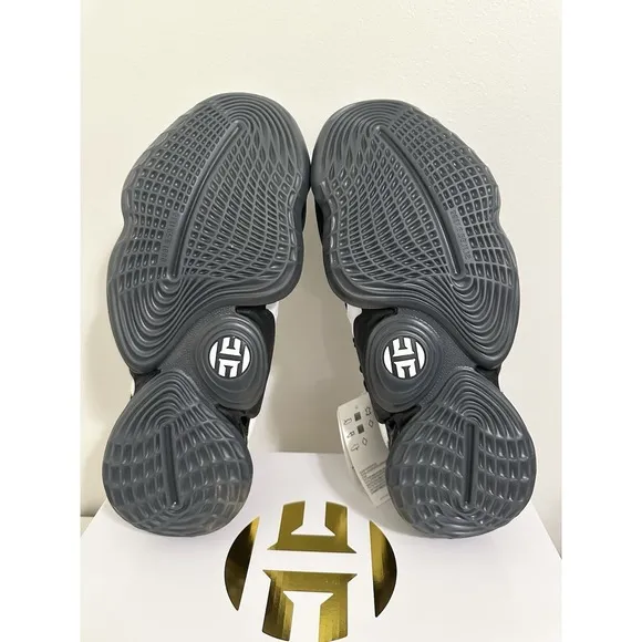 Adidas Harden Vol. 4 Shoes Black/White Tuxedo FV5597 Men's Size 9.5 New