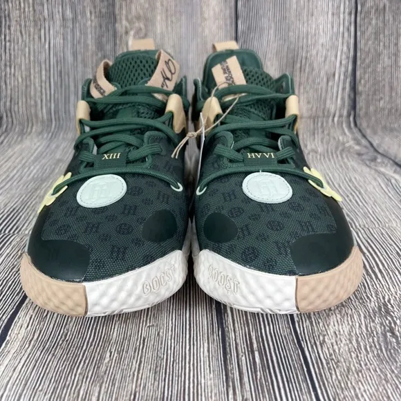 Adidas Harden Vol 6 J Green Oxide/Almost Yellow/Linen Green youth sizes GV7058