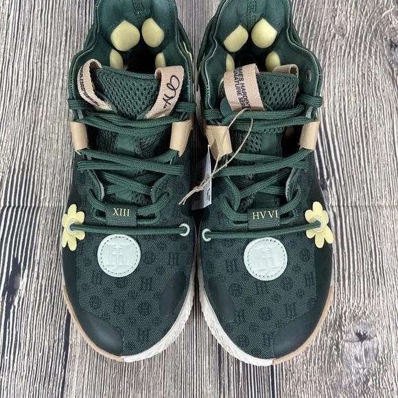 Adidas Harden Vol 6 J Green Oxide/Almost Yellow/Linen Green youth sizes GV7058