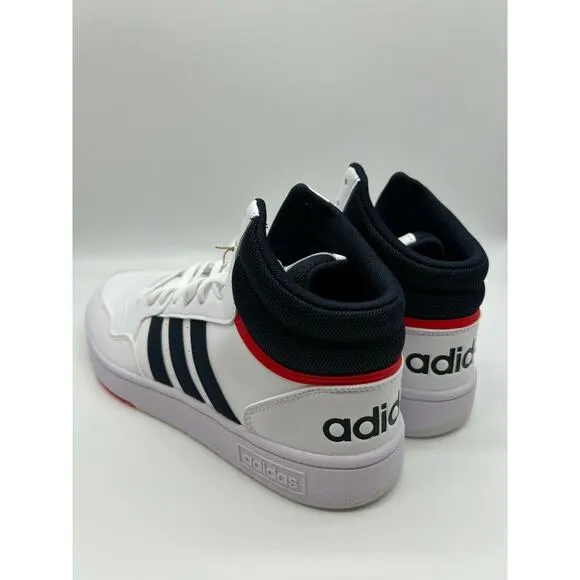 Adidas Hoops 3.0 Mid Classic Vintage Men's Cloud White Shoes Size 10.5 NIB