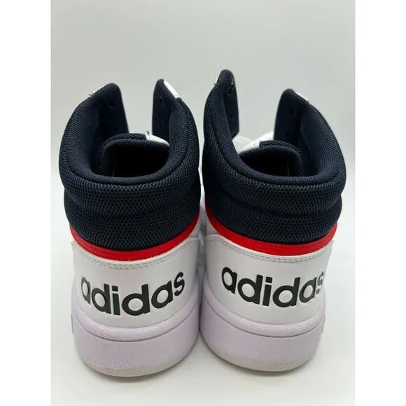 Adidas Hoops 3.0 Mid Classic Vintage Men's Cloud White Shoes Size 10.5 NIB