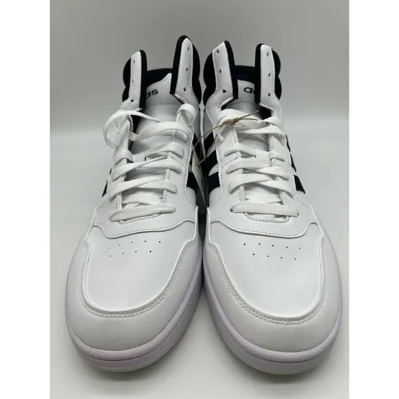 Adidas Hoops 3.0 Mid Classic Vintage Men's Cloud White Shoes Size 10.5 NIB