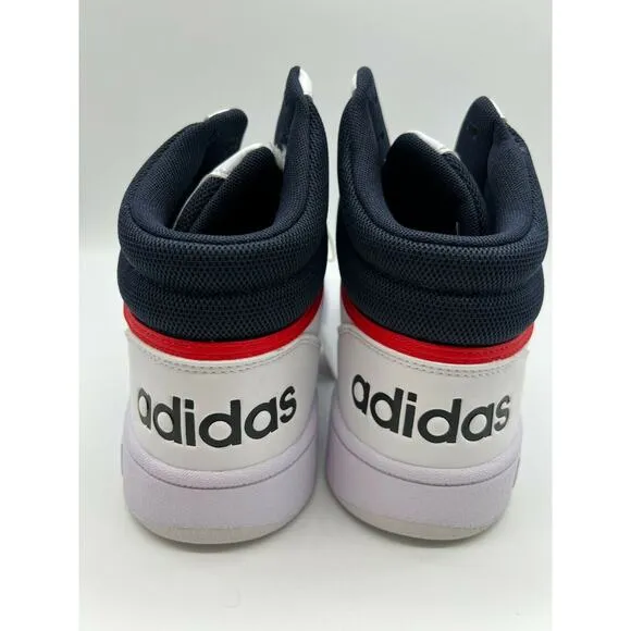 Adidas Hoops 3.0 Mid Classic Vintage Men's Cloud White Shoes Size 11.5 NIB.