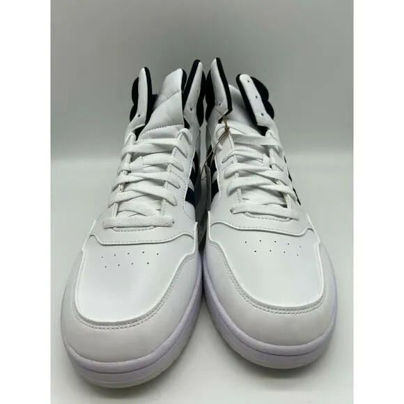 Adidas Hoops 3.0 Mid Classic Vintage Men's Cloud White Shoes Size 11.5 NIB.