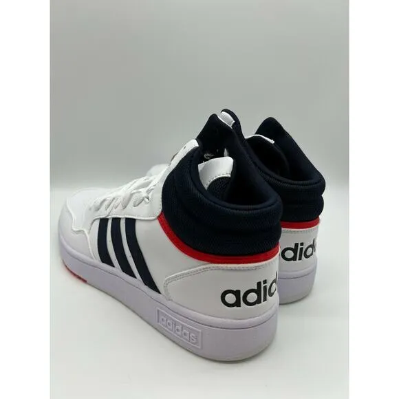 Adidas Hoops 3.0 Mid Classic Vintage Men's Cloud White Shoes Size 11.5 NIB.