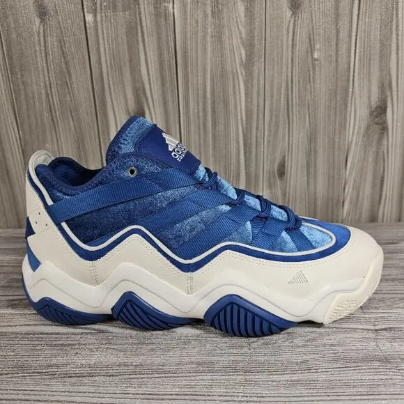 Adidas Kobe Top Ten 2010 Velour Track Suit Blue/White - IE7232 - Men's Size 11.5