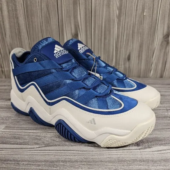 Adidas Kobe Top Ten 2010 Velour Track Suit Blue/White - IE7232 - Men's Size 11.5