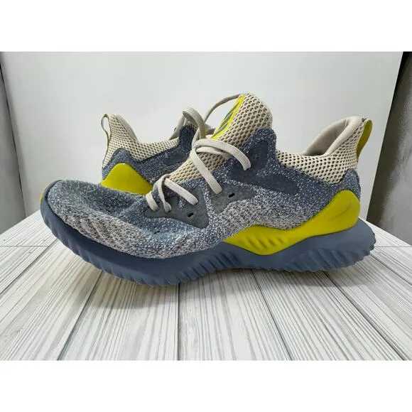 Adidas Men’s AlphaBounce Beyond Running Shoes Size 10.5 Yellow Blue Sneakers