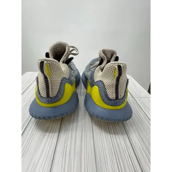 Adidas Men’s AlphaBounce Beyond Running Shoes Size 10.5 Yellow Blue Sneakers