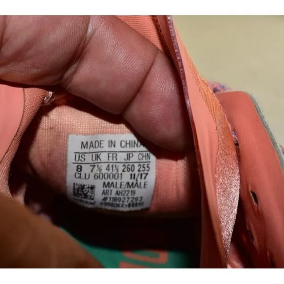 Adidas Mens Harden Vol.2 California Dreamin Orange Shoes Size 8 AH2219