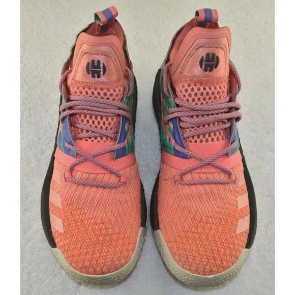 Adidas Mens Harden Vol.2 California Dreamin Orange Shoes Size 8 AH2219