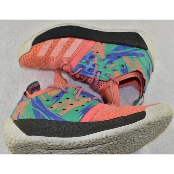 Adidas Mens Harden Vol.2 California Dreamin Orange Shoes Size 8 AH2219