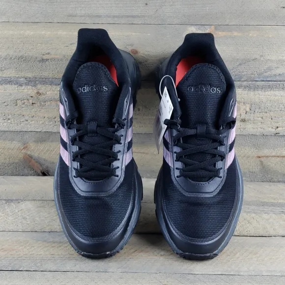 adidas Men's Quadcube Running Shoes Black/Signal