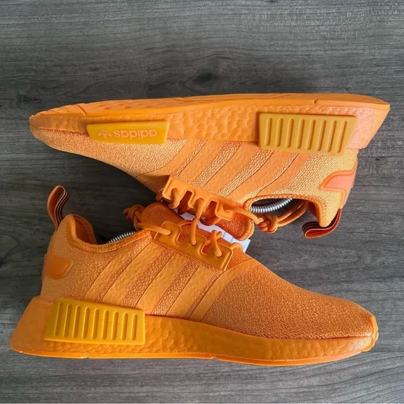 Adidas NMD R1 Bright Orange Women's Shoe Size 7.5 #291