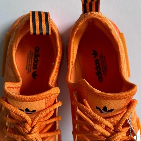 Adidas NMD R1 Bright Orange Women's Shoe Size 7.5 #291