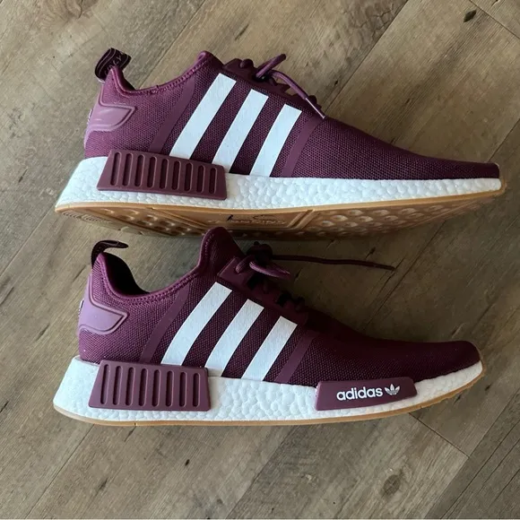 Adidas NMD_R1 Primeblue Running Shoes Victory Crimson