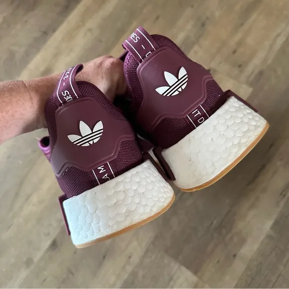 Adidas NMD_R1 Primeblue Running Shoes Victory Crimson
