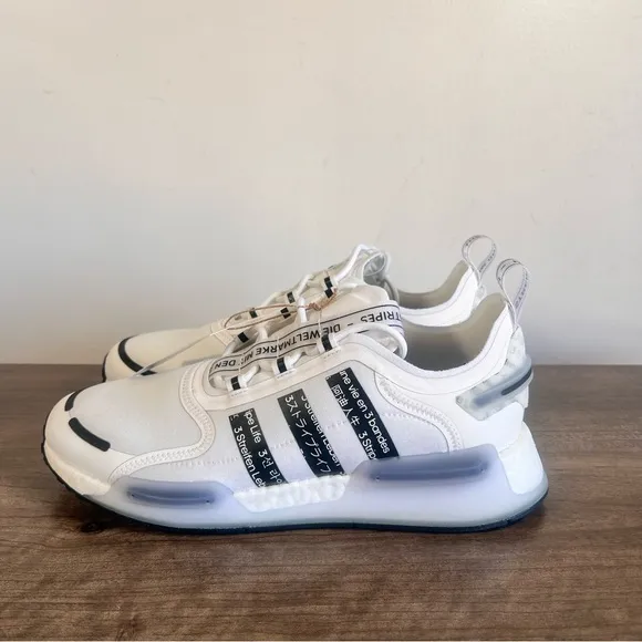 Adidas NMD_V3 3 Stripes Life White Men's Shoe Size 9.5 SKU#242805