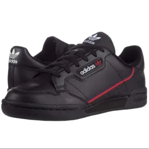 ADIDAS Original Baby CONTINENTAL 80 Black Sneaker Shoes Baby Size 4 NWT