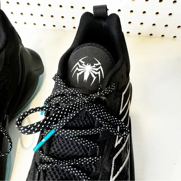Adidas | RARE Impact FLX 2 TF “Venom” Black Colorway Spider-man Sneakers Sz 10.5