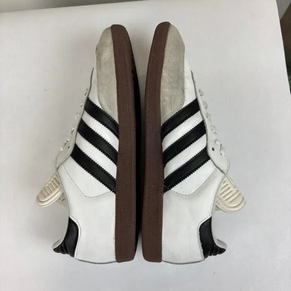 Adidas Samba Classic White Sneakers Shoes Men's 9 Streetwear Retro