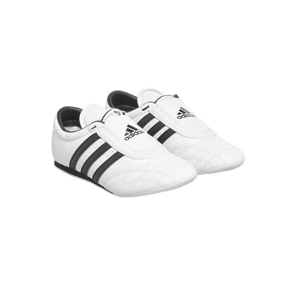 adidas SM II Low Cut Martial Arts Taekwondo, Karate, Kung fu Shoes (White/Black)
