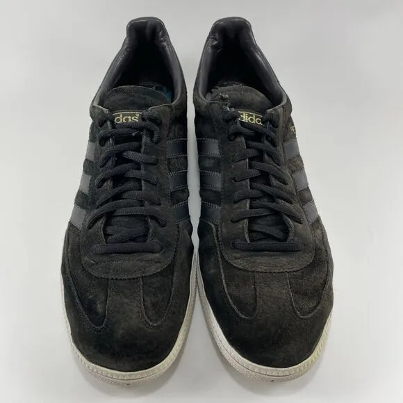 Adidas Spezial Casual Shoes Mens Size 10.5 Black Suede Soccer Handball Classic