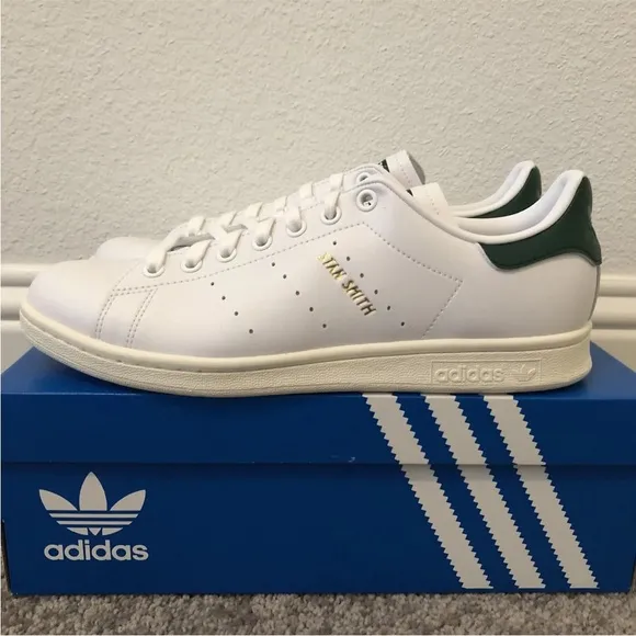 Adidas Stan Smith Classic Leather Men’s Shoes Sizes 9.5 or 12