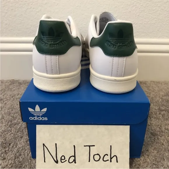 Adidas Stan Smith Classic Leather Men’s Shoes Sizes 9.5 or 12