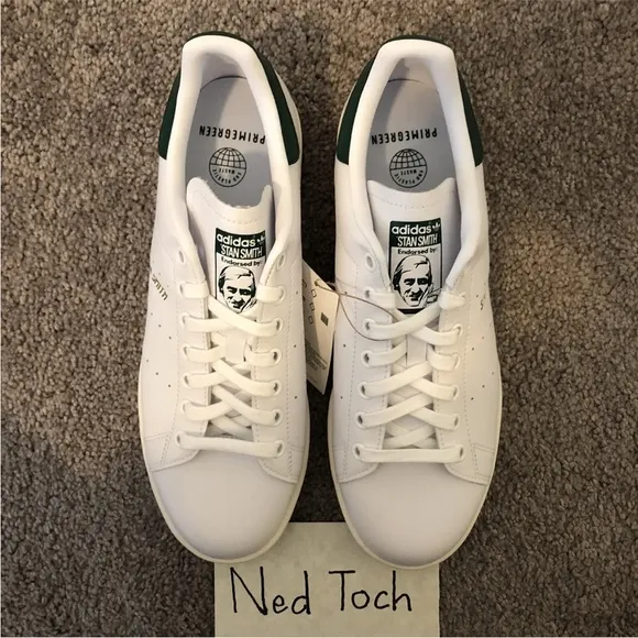 Adidas Stan Smith Classic Leather Men’s Shoes Sizes 9.5 or 12