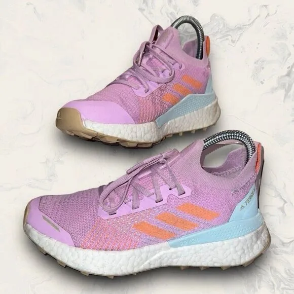 Adidas Terrex Two Ultra Primeblue Bliss Lilac Almost Blue Shoes Womens Size 5