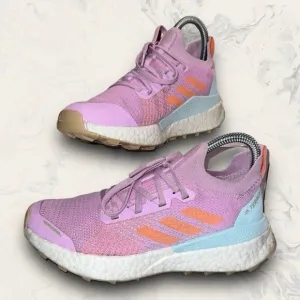 Adidas Terrex Two Ultra Primeblue Bliss Lilac Almost Blue Shoes Womens Size 5