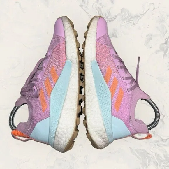 Adidas Terrex Two Ultra Primeblue Bliss Lilac Almost Blue Shoes Womens Size 5
