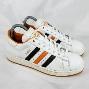 Adidas The Campus 2 Shoes White Orange 465553 Og 2006 Rare‎ Classic Men's Size 7