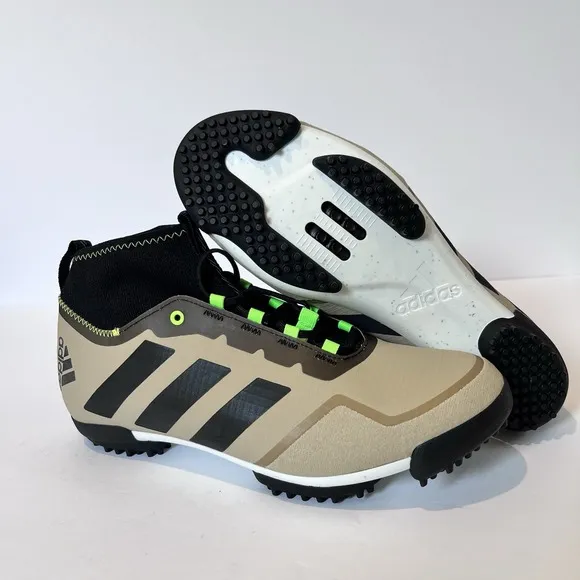Adidas The Gravel Cycling Shoes Beige Brown Tone Core Black GX1664 Mens 8
