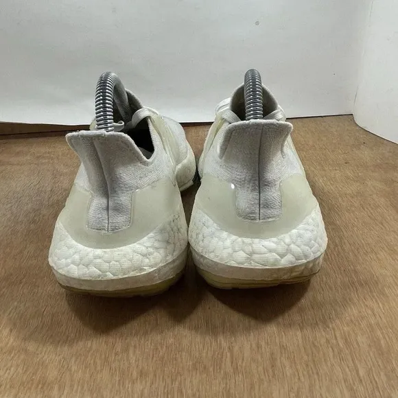 Adidas Ultraboost 21 Primeknit White Cream Womens Size 6 Running Shoes FX7730